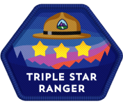 Salesforce Triple Star Ranger Trailblazer Badge